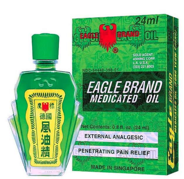 Dầu Gió Xanh Mỹ (2 nắp) xịn