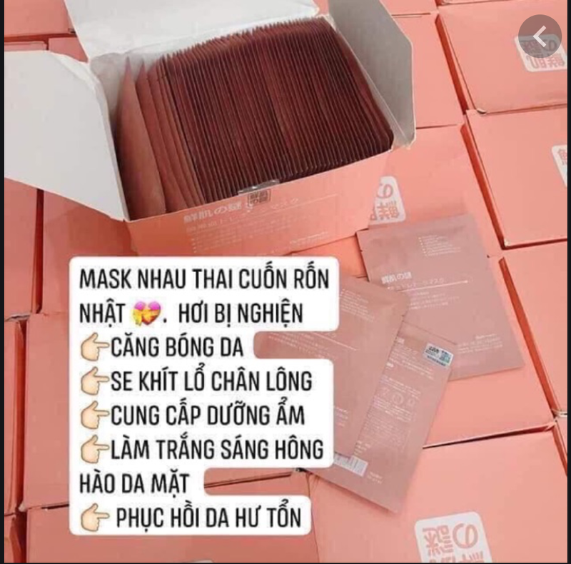 Mặt nạ Rwine nhau thai (hộp 50 miếng)