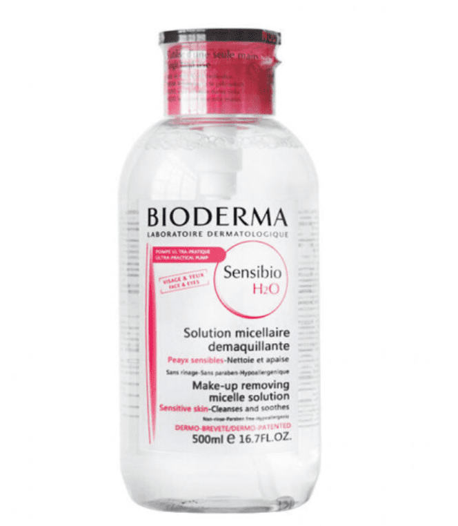 Nước Tẩy Trang Bioderma Hồng Crealine H2O 500ML Limited (Nắp nhấn)