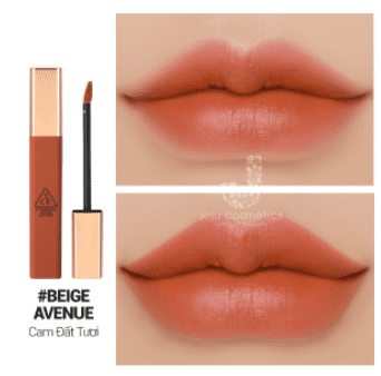 Son 3CE Cloud Lip Tint Beige Avenue – Màu Cam Đất