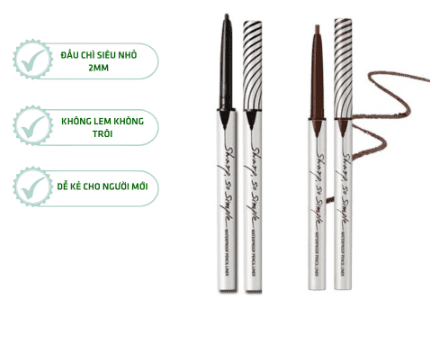 Viền Mắt Clio Sharp, So Simple Waterproof Pencil Liner 0.14g