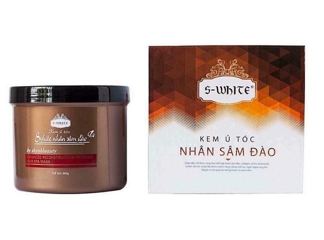 [SWHITE] KEM Ủ TÓC NHÂN SÂM ĐÀO LỚN 500G