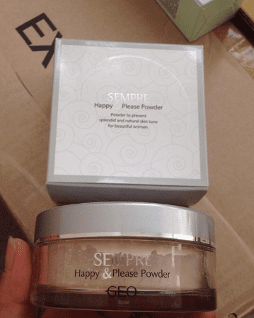 Phấn phủ bột Geo Sempre – Happy & please Powder 25Gr