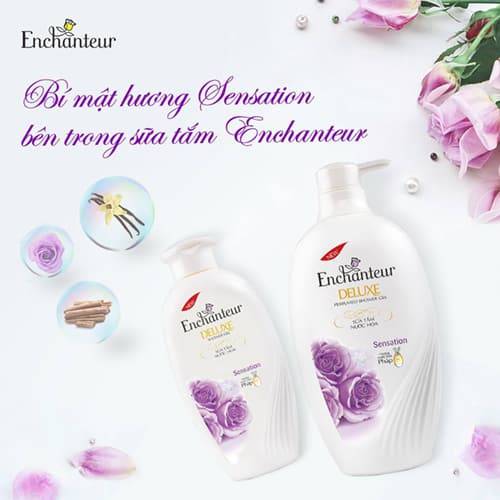 Sữa tắm nước hoa Enchanteur Sensation 900gr