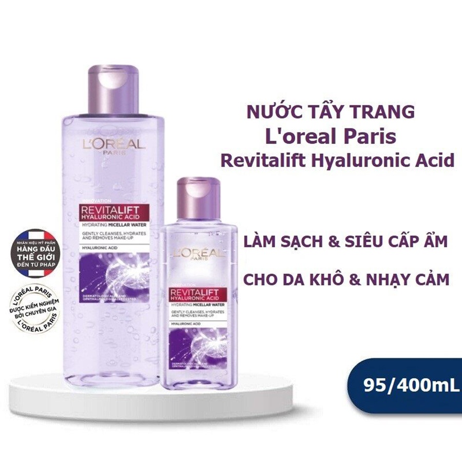 Nước tẩy trang L'Oreal Hyaluronic Acid 100ml - minisize