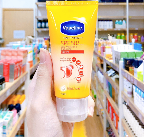 dưỡng thể chống nắng SPF 50+ Vaseline 70ml