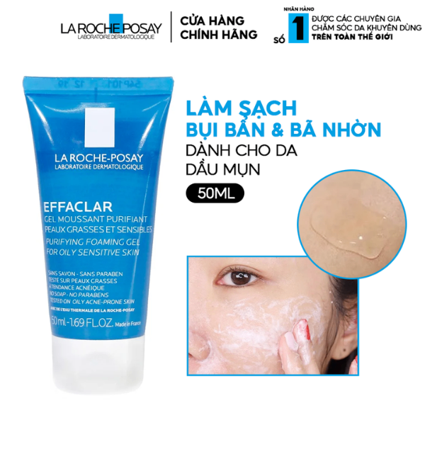 Sữa Rửa Mặt La Roche-Posay Effaclar Purifying Foaming Gel