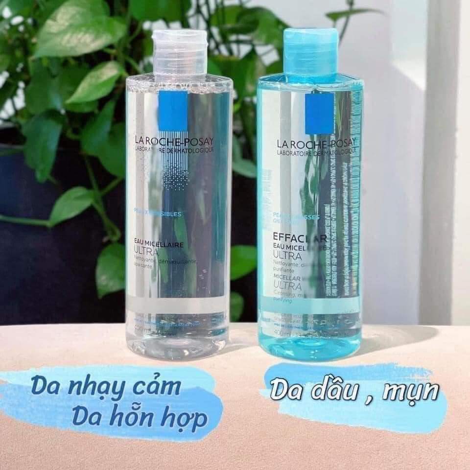 Nước Tẩy Trang La Roche-Posay Micellar Water Ultra Sensitive Skin Dành Cho Da Thường Da Nhạy Cảm 400ml