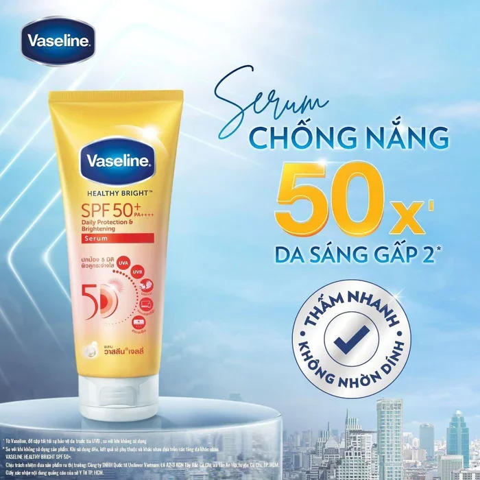 Dưỡng Thể Vaseline Perfect Serum 50X Thái 320ml