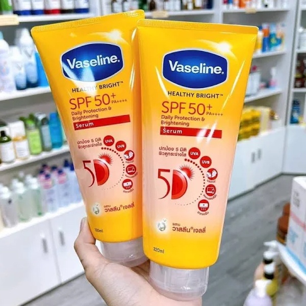 Dưỡng Thể Vaseline Perfect Serum 50X Thái 320ml