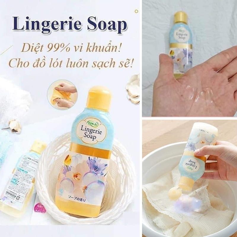 Nước Giặt Đồ Lót Diệt Khuẩn Khử Mùi KOBAYASHI Lingerie Soap Nhật Bản - 120ml