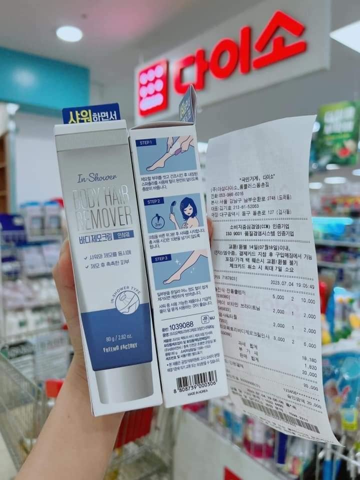 Tẩy lông DAISO HÀN QUỐC