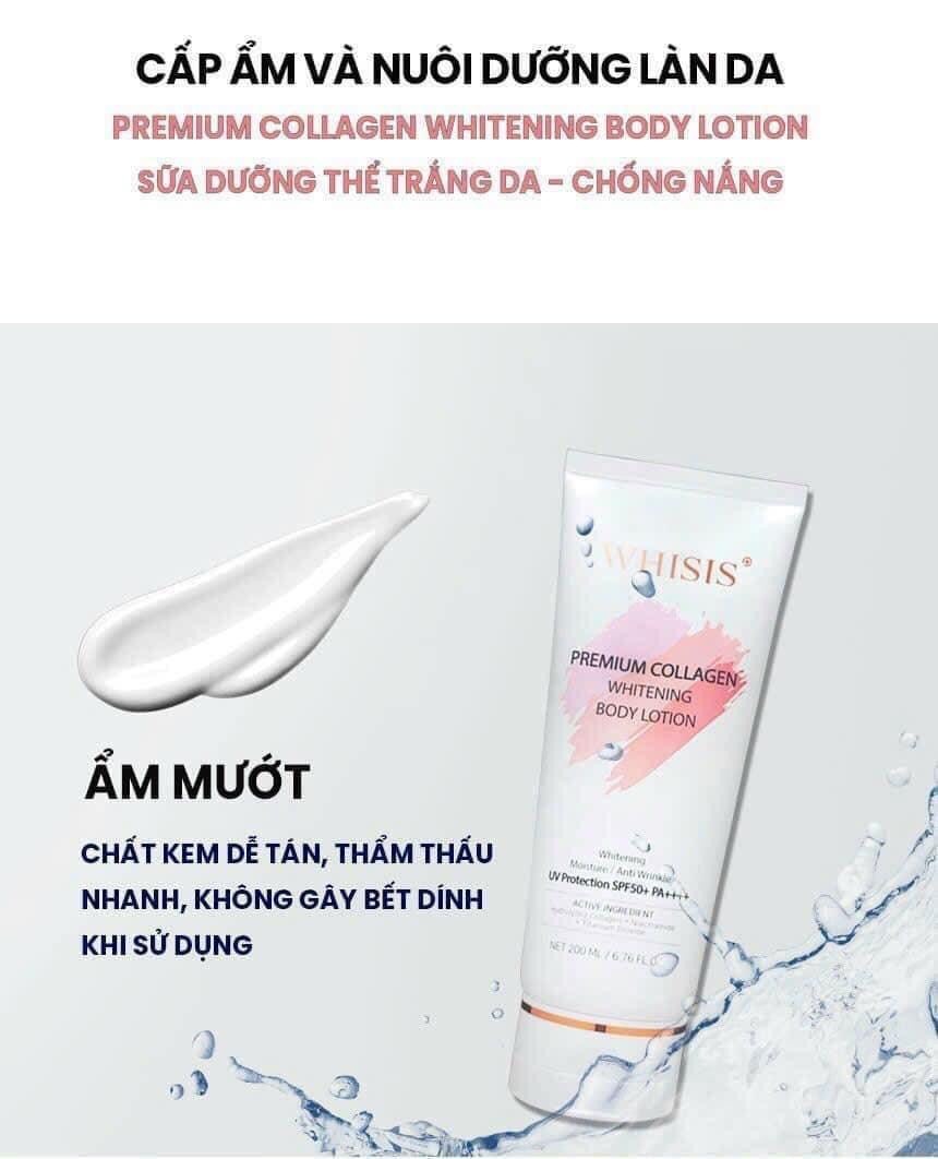 Kem Body Whisis Trắng Da Chống nắng cao SPF 50+ PDA++++ – 200 ml