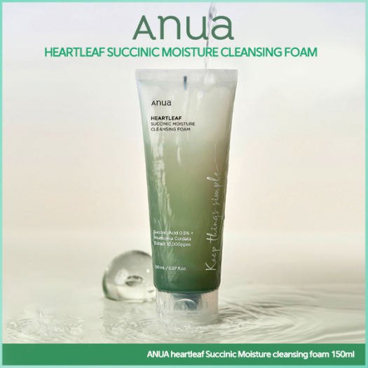 Sữa rửa mặt Anua Heartleaf Quercetinol Pore Deep Cleansing Foam 150ml