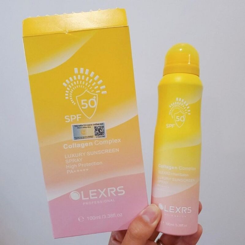 Xịt chống nắng Olexrs Collagen Complex Spray SPF 50+