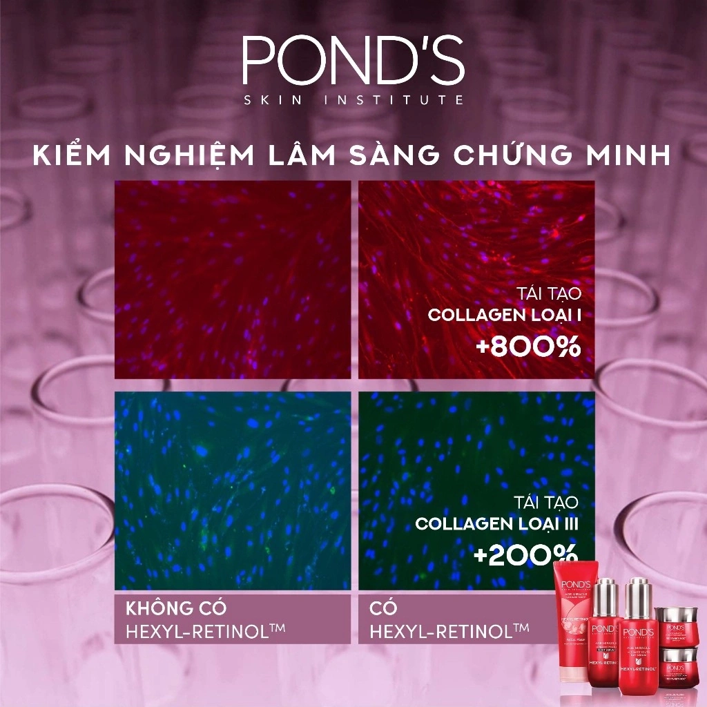 Kem dưỡng ngày đêm Pond's Age Miracle mờ đốm nâu và nếp nhăn với 50X Hexyl-Retinol 45G