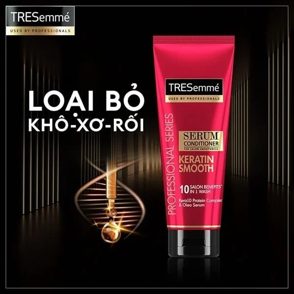 Kem xả tresemmé tinh chất serum 330ml ngăn ngừa tóc gãy rụng