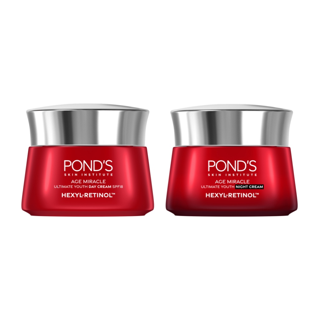 Kem dưỡng ngày đêm Pond's Age Miracle mờ đốm nâu và nếp nhăn với 50X Hexyl-Retinol 45G