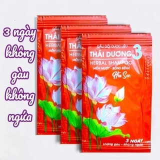 dây gội Thái Dương 3 đỏ - 10 gói