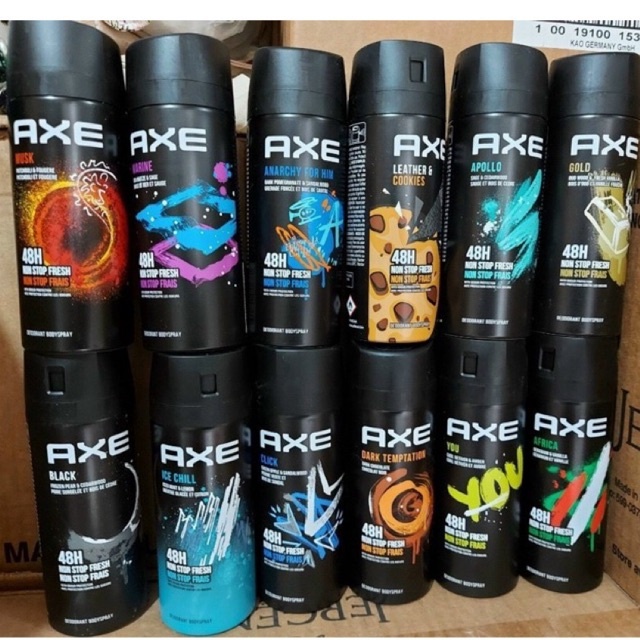 Xịt khử mùi Nam Axe Deodorant & Body Spray - 150ml ( Nhiều mùi lựa chọn )