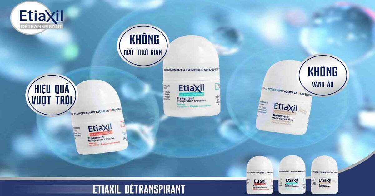 Lăn khử mùi đặc trị hôi nách Etiaxil Traitement 15ml của Pháp