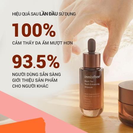 Tinh chất chống lão hóa Innisfree Black Tea Youth Enhancing Ampoule 7ml