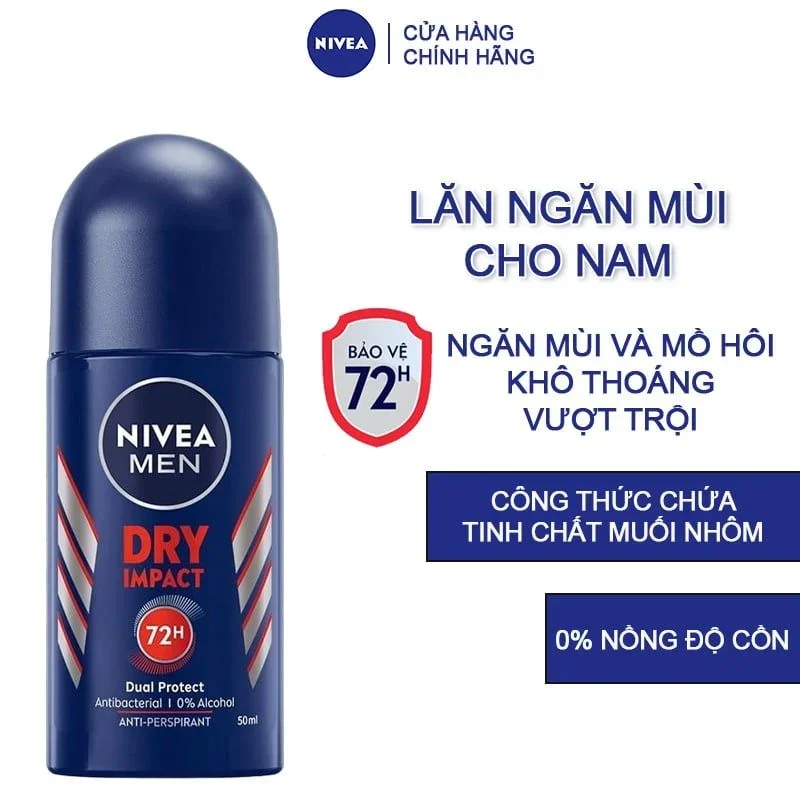 Lăn Khử Mùi Nivea NAM 50ml