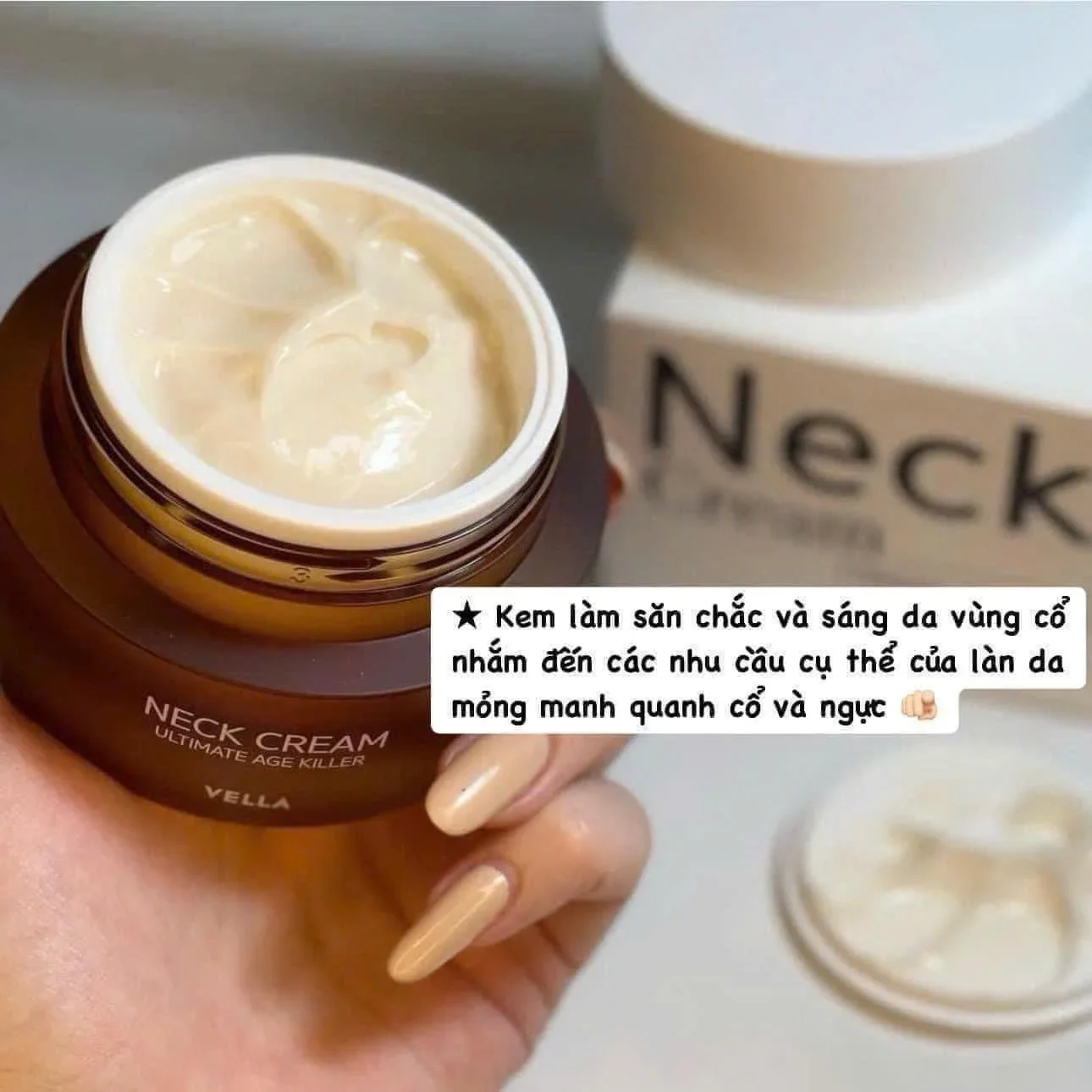 KEM DƯỠNG CỔ VELLA NECK CREAM 50ML - BẢN TIẾNG NHẬT