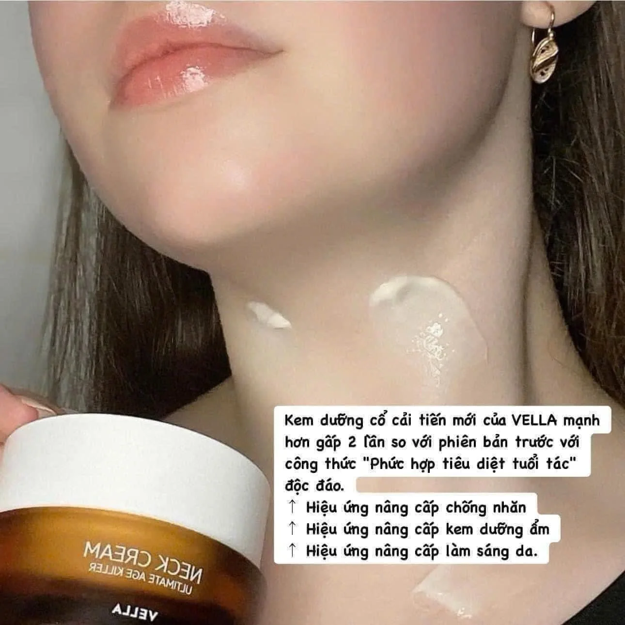 KEM DƯỠNG CỔ VELLA NECK CREAM 50ML - BẢN TIẾNG NHẬT