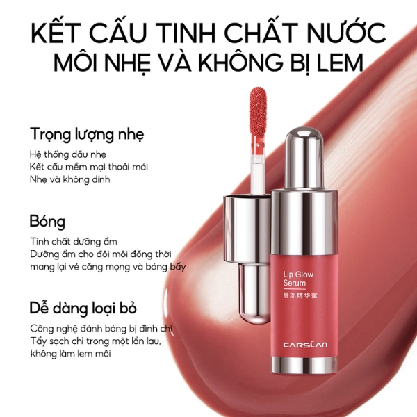 Son Tint Serum Carslan Dưỡng Ẩm, Dưỡng Môi, Giảm Nếp Nhăn 1g Mini