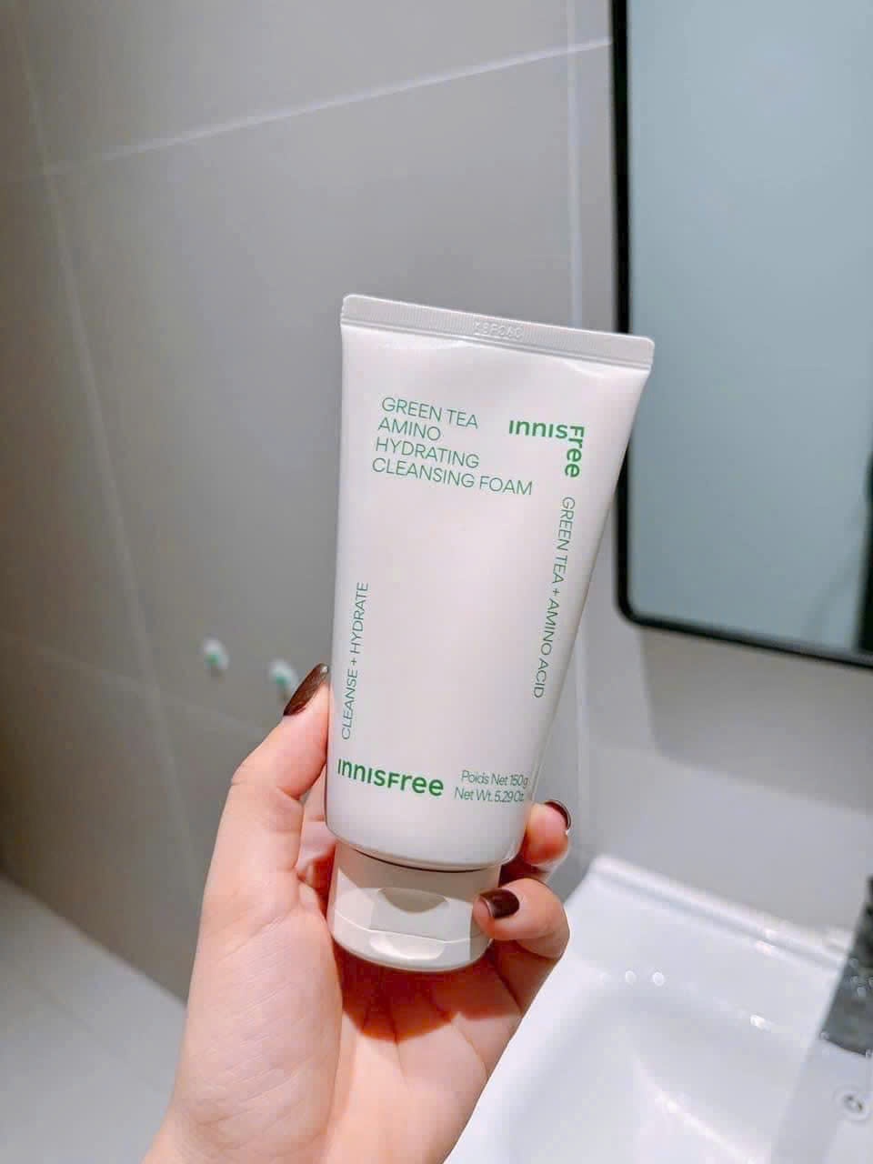 [Innisfree] Green Tea Hydrating Amino Acid Cleansing Foam 150g