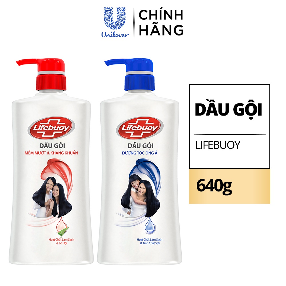 Dầu gội Lifebuoy 640g