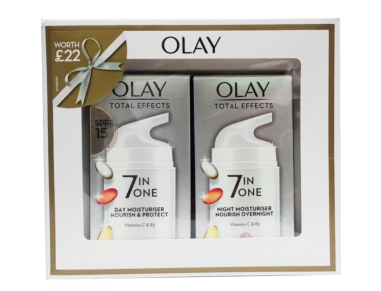 Set kem dưỡng Olay Total Effects 7 in 1 ngày và đêm 37ml Anh (UK)