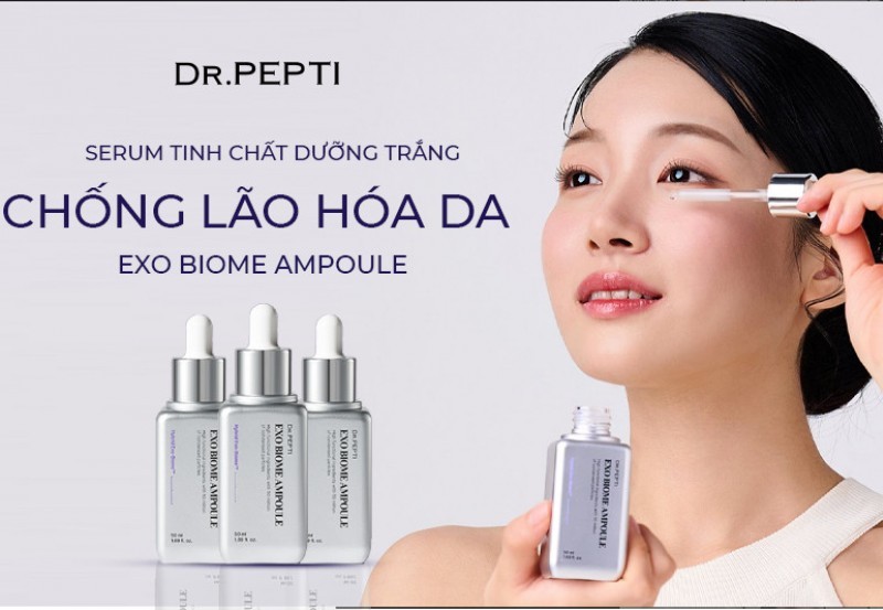 Tinh Chất Dr.Pepti Ngừa Lão Hóa, Căng Mịn Da 50ml Exo Biome Ampoule