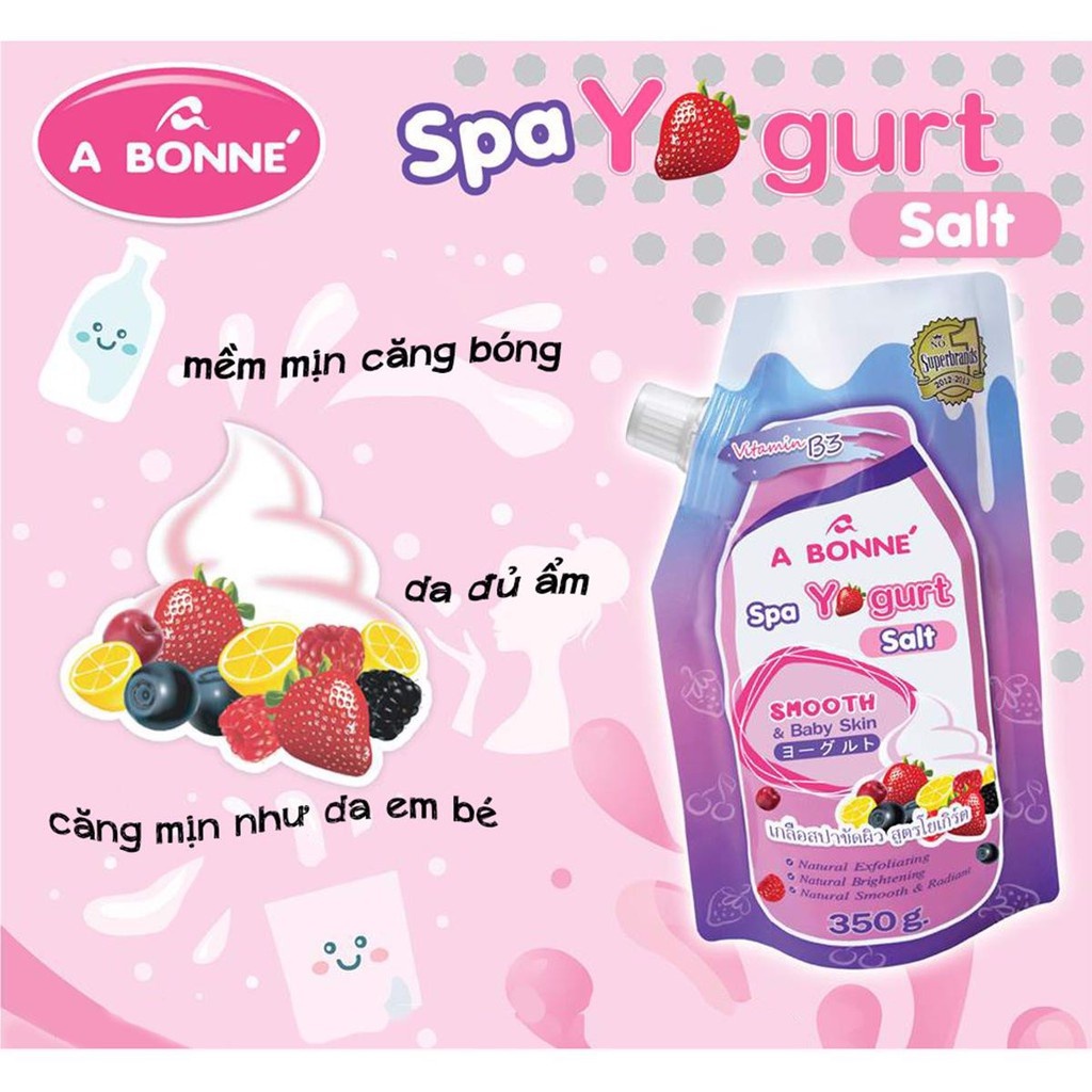 Muối Bò A Bonne Spa Milk Salt Thái Lan 350gr