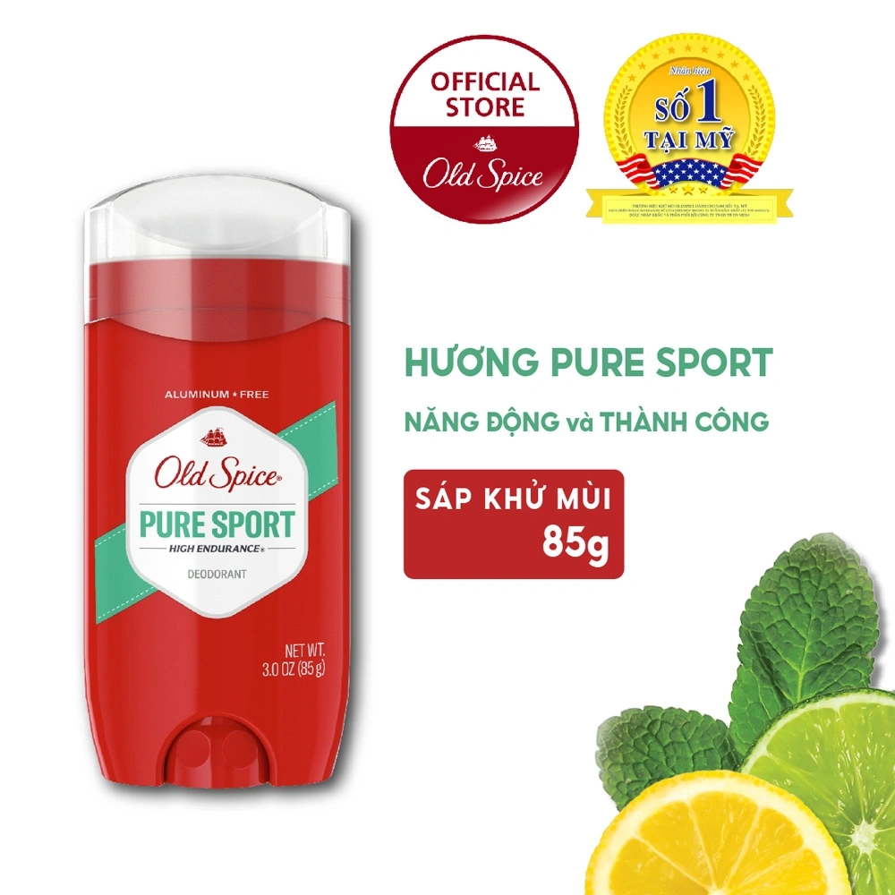 Sáp Khử Mùi Cho Nam OLD SPICE PURE SPORT (85g)