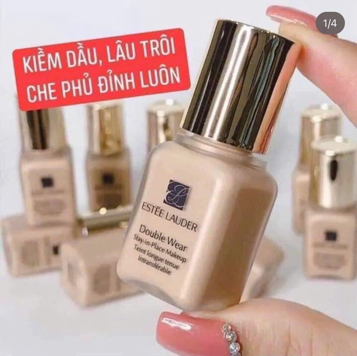 Kem nền Estee Lauder Double Wear Stay-in-place che phủ tốt, lì mịn và bền màu 7ml