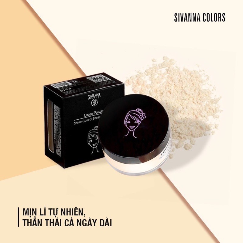 Phấn Phủ Bột Kiềm Dầu Sivanna Loose Powder