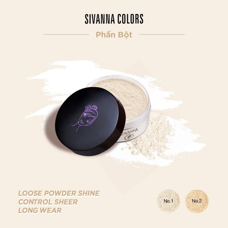 Phấn Phủ Bột Kiềm Dầu Sivanna Loose Powder