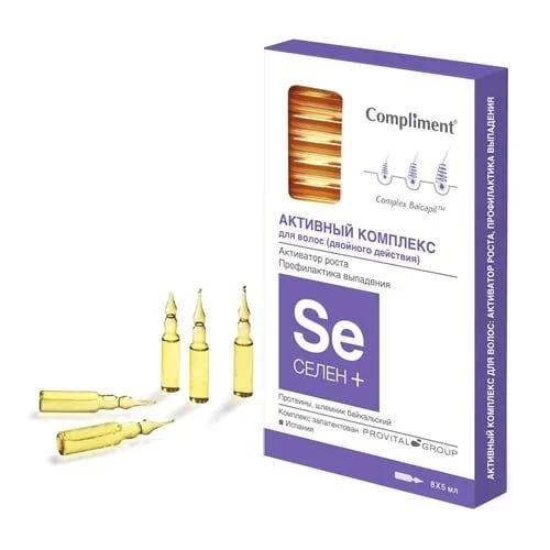 Compliment - Serum Selen kích mọc tóc 8x5ml