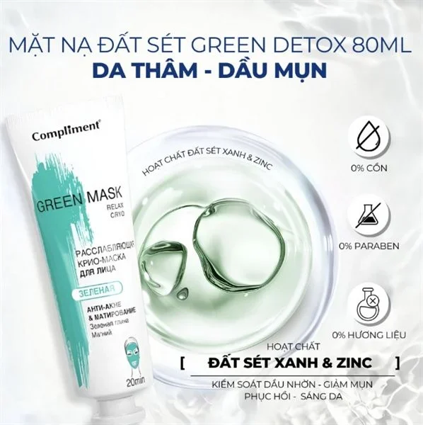 Compliment - mặt nạ Green mask 80ml