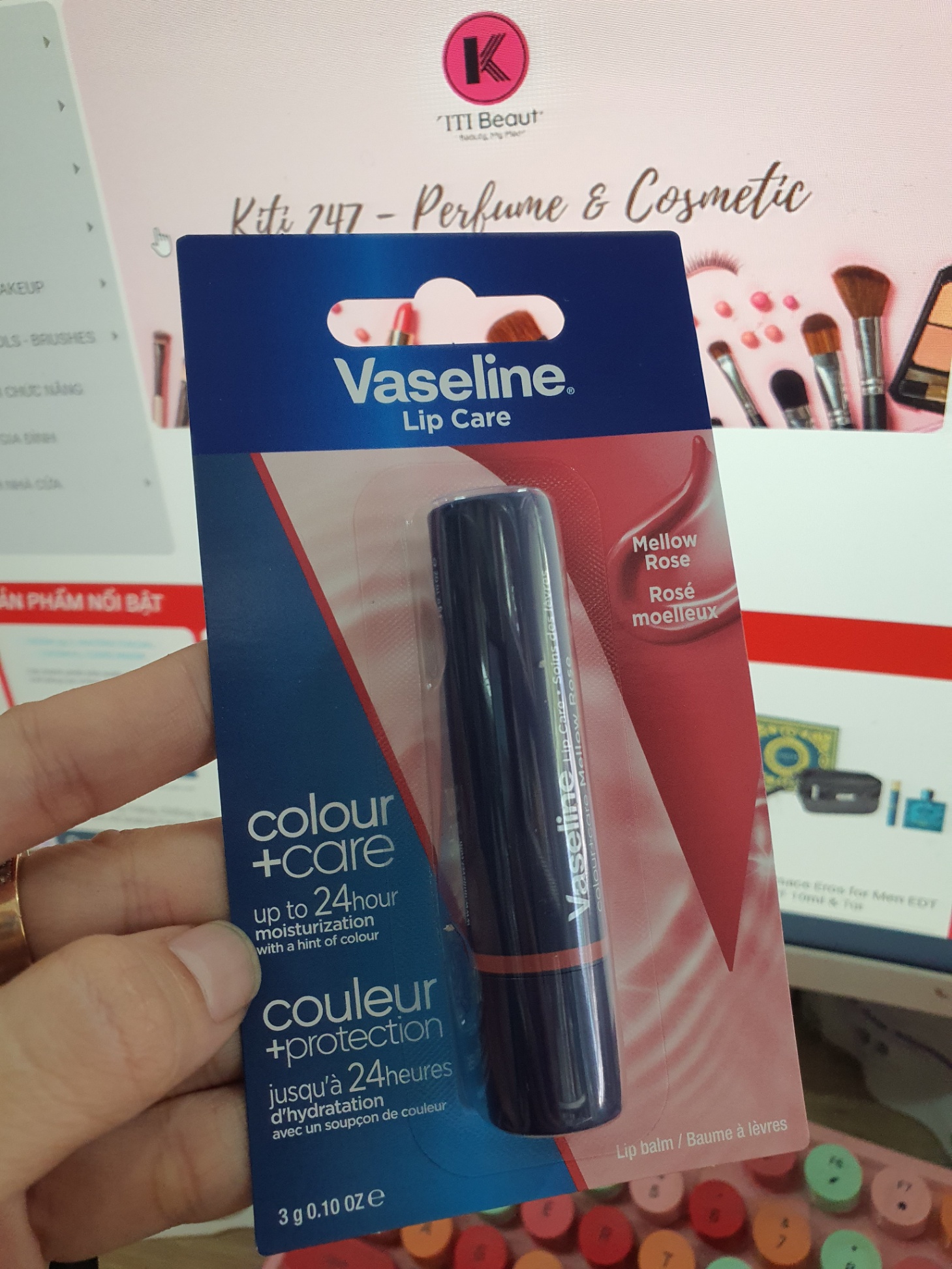 Son Dưỡng Môi Có Màu Vaseline Lip Care 3g