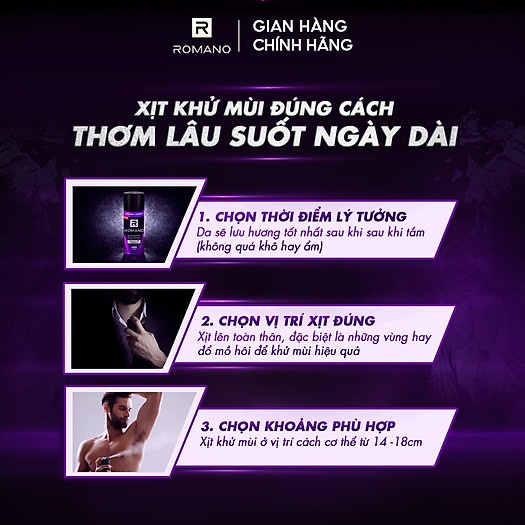 Xịt Toàn Thân Romano Urban Spirit Deodorant Body Spray 150ml – Khử Mùi 48H, Lưu Hương Ý Lâu Dài (tặng thêm 30%)