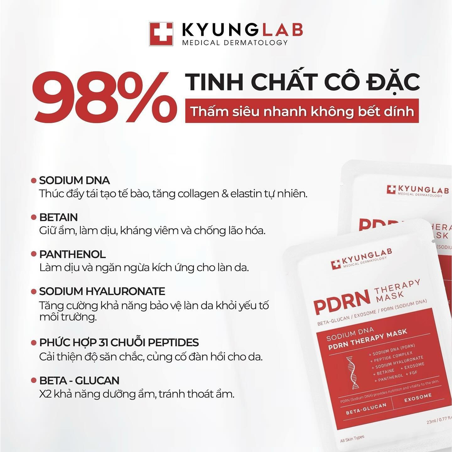 mặt nạ PDRN KYUNGLAB
