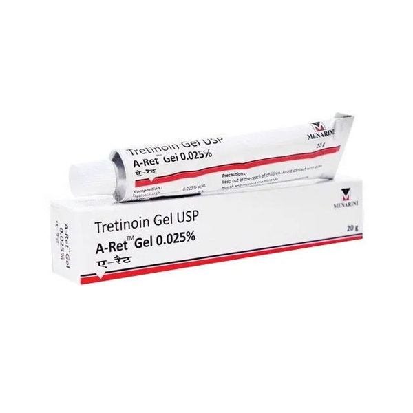 Tretinoin Gel USP 0.025 w/w a-ret gel 0.025 điều trị nám da, mụn trứng cá