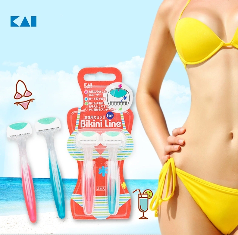 Dao Cạo Vùng Bikini KAI (Vỉ 2 Cây)