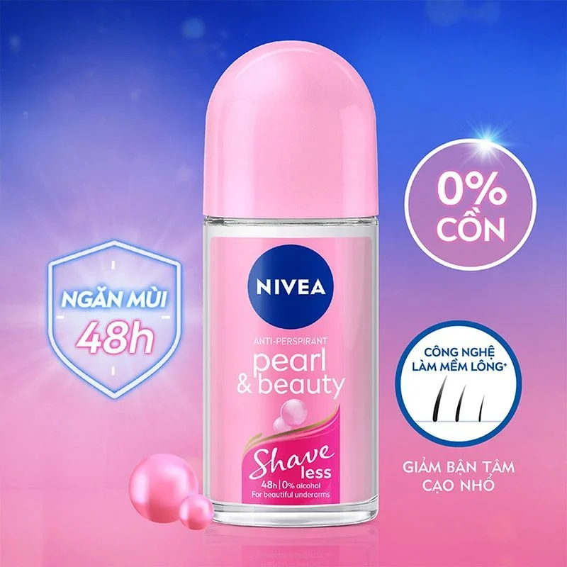 Lăn Khử Mùi Nivea Ngọc Trai Mịn Mượt Quyến Rũ 50ml (MỚI)