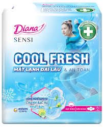 Diana SENSI Cool Fresh Siêu Mỏng Cánh
