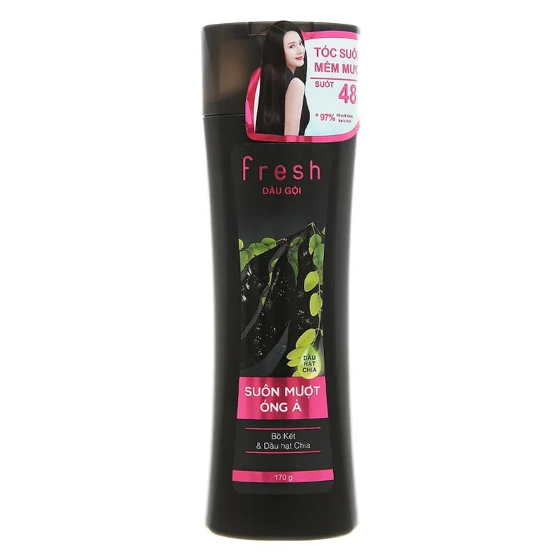Dầu gội bồ kết Fresh Thorakao suôn mềm óng mượt chai 170 g