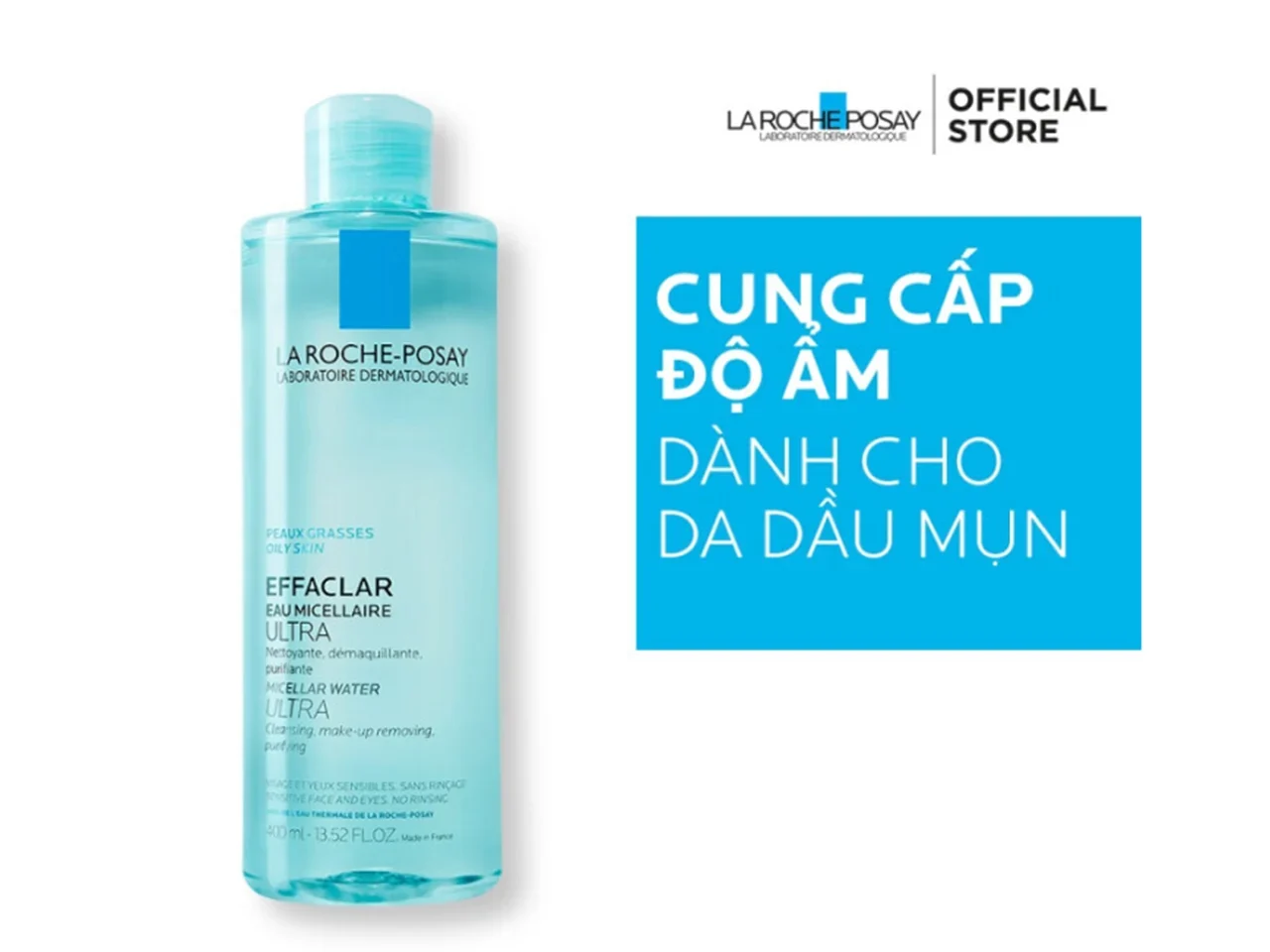 Nước Tẩy Trang Laroche-Posay 400ml #Xanh Ngọc